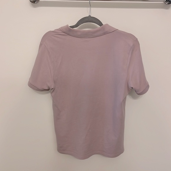 Burberry Lavender Polo Shirt Size Medium - Picture 3 of 4